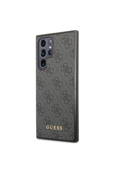 Guess Case 4g Metal Gold Logo Samsung Galaxy S24 Ultra Black