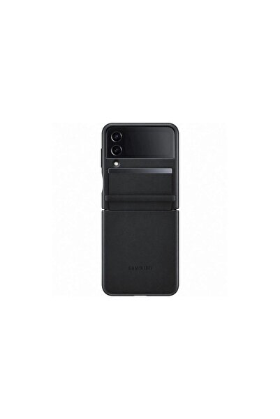 Samsung Husa Originală Galaxy Z Flip4 Flap Leather Cover Black