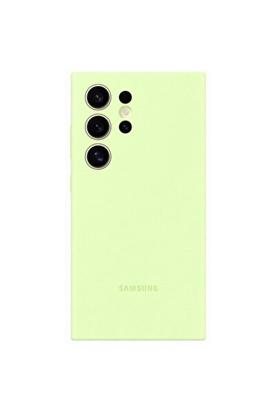 Samsung Husa Originală Silicon Cover Galaxy S24 Ultra Verde Deschis