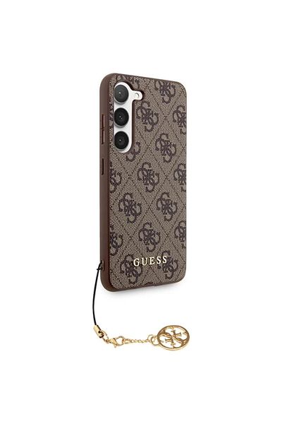 Guess Case 4G Charms Samsung Galaxy A55 5G Brown