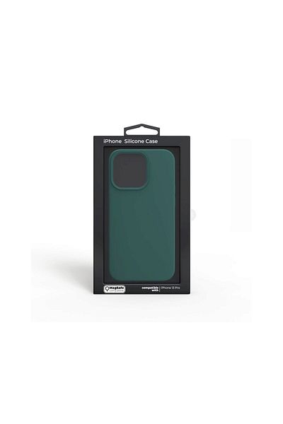 NEXT ONE Iphone 13 Pro Silicone Case, Magsafe, Leaf Green