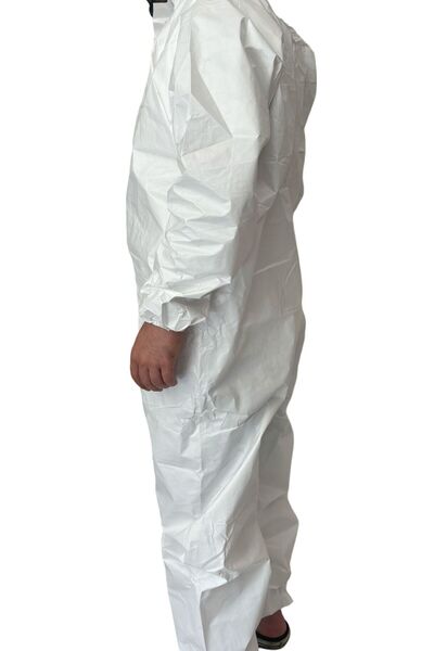 Online One Time Use (2 Pcs) Laminated Hooded Protective 55 Gr Jumpsuit