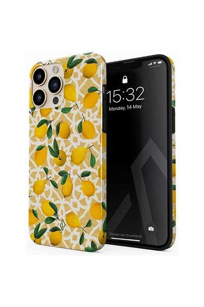 BURGA iPhone 13 Pro Dual Layer Lemon Juice case