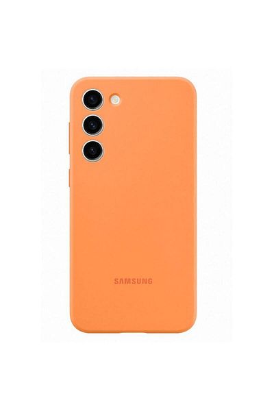 Samsung Original Silicone Cover Galaxy S23 Plus Orange