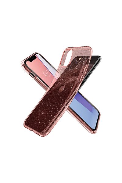 Spigen Case iPhone 11 Pro Max Liquid Crystal Glitter Rose Quartz