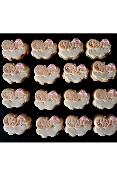 Mimosa Bakery Bulutta Uyuyan Bebek Butik Kurabiye-20 Adet