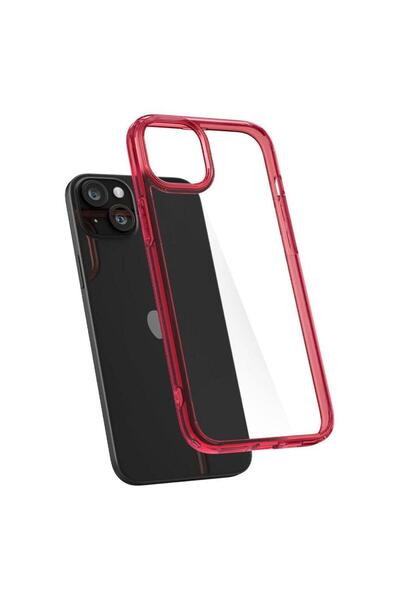 Spigen Husa Ultra Hybrid iPhone 15 Plus Rosu