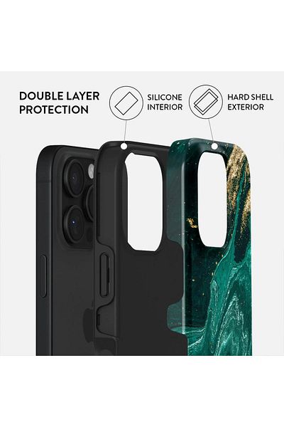 BURGA Husa Dual Layer Emerald Pool iPhone 16 Pro Max