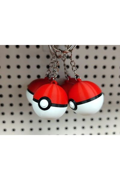 Heners Pokeball Keychain - 2Pcs