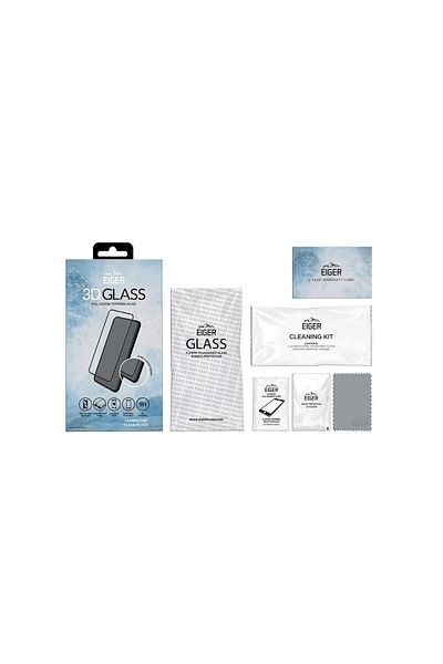 EIGER Folie Huawei P40 Sticla 3D Edge to Edge Clear Black