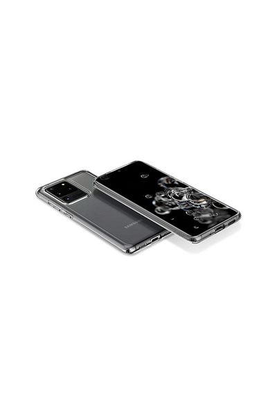 Spigen Husa Samsung Galaxy S20 Ultra Spigen Crystal Flex Clear