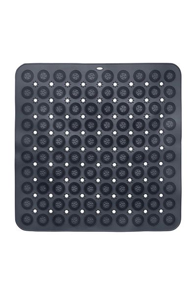MAİN SHOP Anti-Slip, Water Drainage, Massage Mat with Suction Cup for Bathroom Shower Tub -54X54Cm M-150
