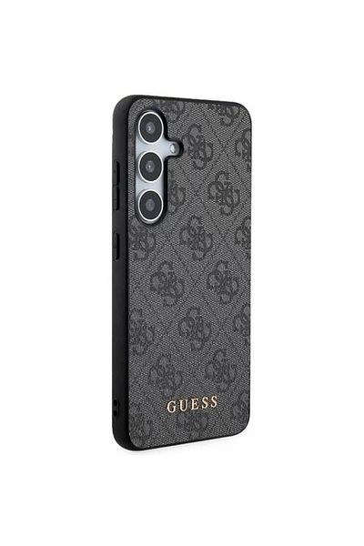 Guess Case 4g Metal Gold Logo Samsung Galaxy S24 Gray