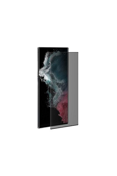 EIGER Folie Samsung Galaxy S22 Ultra Sticla 3D Privacy Mountain Glass Black