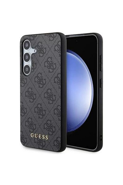 Guess Case 4g Metal Gold Logo Samsung Galaxy A35 5g Grey