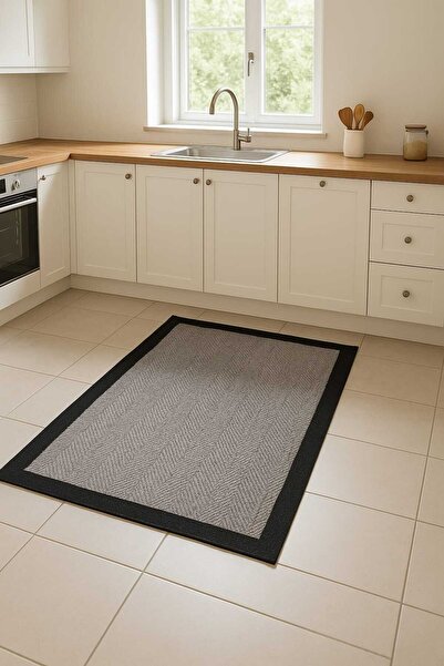 KARAR HALI 80X150 EBATINDA GRİ RENKLİ LEKE TUTMAYAN SİSAL JÜT HALI