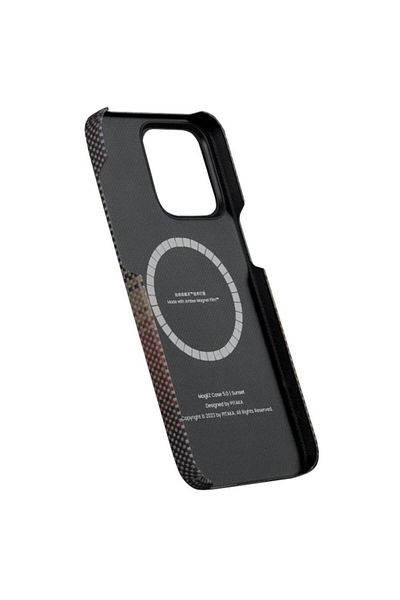 PITAKA Husa MagEZ 4 Aramida iPhone 15 Pro, MagSafe, Sunset