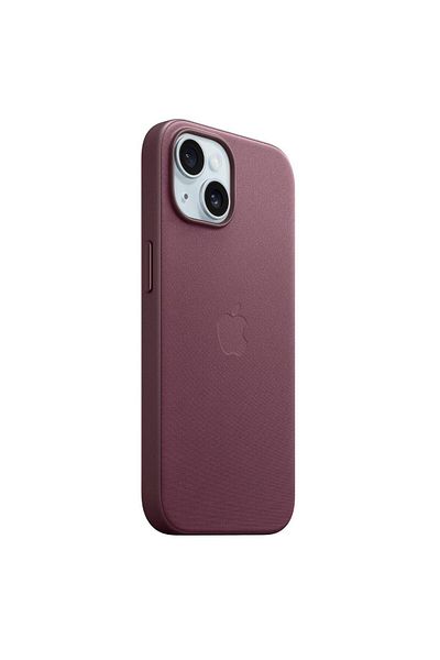 Apple Husa Originala FineWoven iPhone 15 Plus, MagSafe, Mulberry