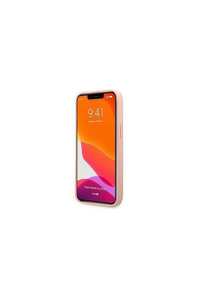 Guess Case Iphone 13 Pro Pu Leather Saffiano Pink
