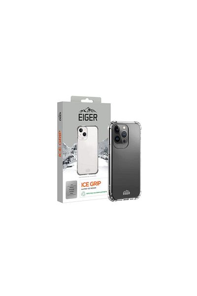 EIGER Iphone 14 Pro Max Ice Grip Clear case