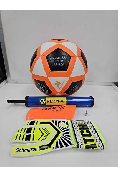 admay FUTBOL TOPU,POMPA, TEKMELİK VE KALECİ ELDİVENİ SET HALİNDE