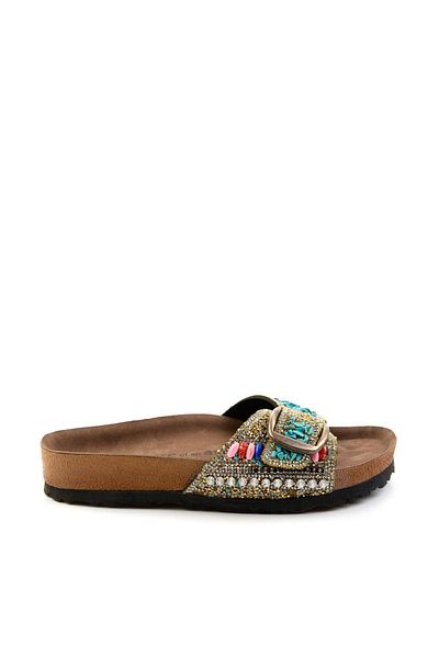 Bambi Gold Women's Slippers K04319811287