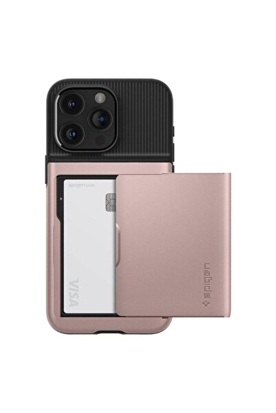 Spigen Husa Slim Armor Cs iPhone 15 Pro Max Roz