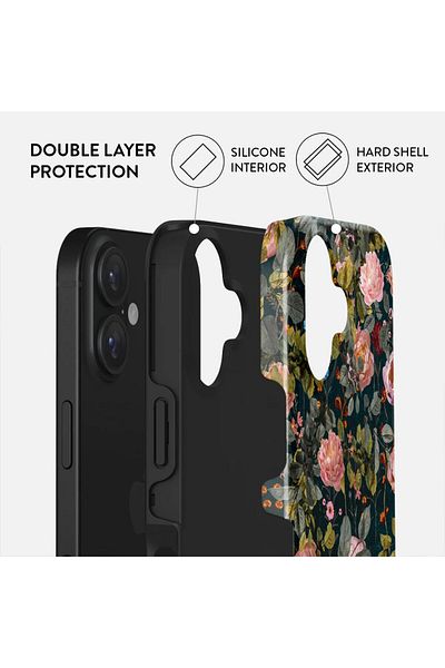 BURGA Dual Layer Bloomy Garden iPhone 16 case