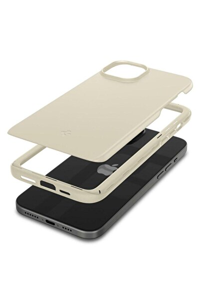 Spigen Husa Thin Fit iPhone 15 Plus Sand Beige