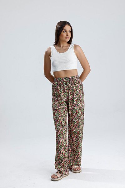 VAPUR TEKSTİL Floral Patterned Trousers