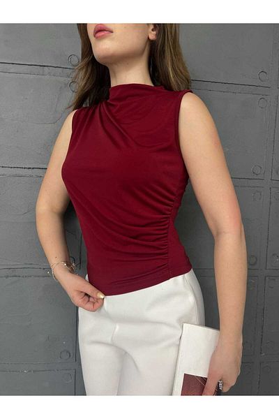 Butik Γυναικεία μπλούζα με μηδενικό μανίκι από ύφασμα Sandy