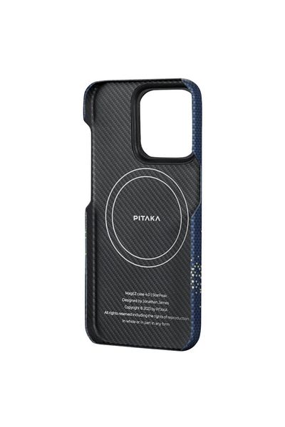 PITAKA Husa Magez 4 Starpeak Milky Way 1500d, Aramida Magsafe Iphone 15 Pro Max
