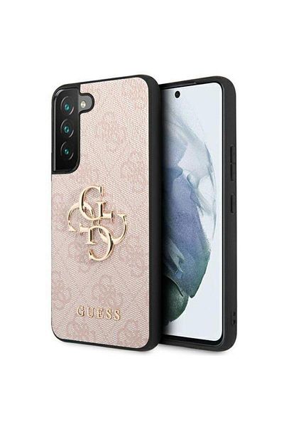Guess Case Pu 4g Metal Logo Samsung Galaxy S23 Pink