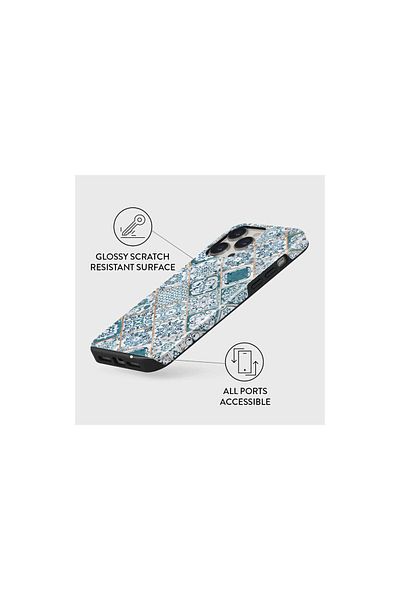 BURGA Husa Iphone 14 Pro Dual Layer Tropical Oasis
