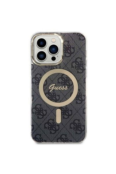 Guess Case 4g Magsafe Iphone 15 Pro Black