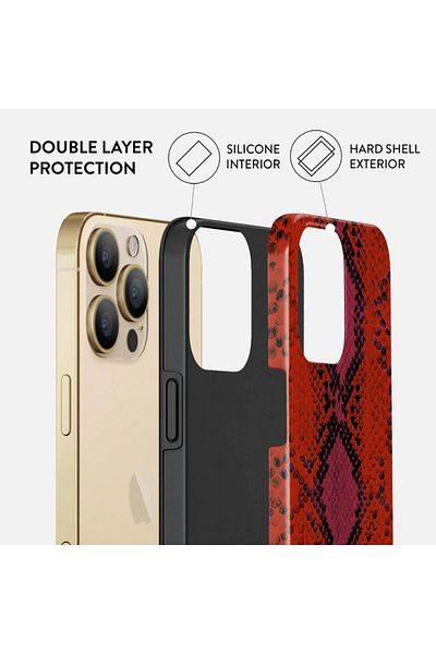 BURGA Iphone 13 Pro Dual Layer Wild Pomegranate case
