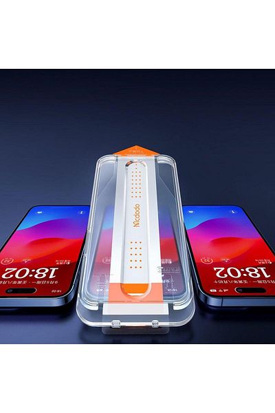 Mcdodo iPhone 15 Plus Transparent Glass Film