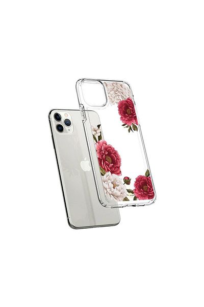 Spigen Husa iPhone 11 Pro Spigen Cyrill Cecile Series Red Floral