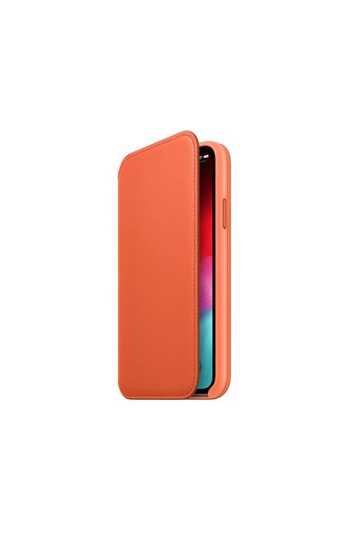 Apple Husa Original iPhone X / XS Leather Folio Sunset