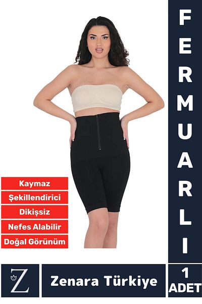 Zenara Special Production Casual Body Tightening Slimming Slimming Zippered Classic Corset