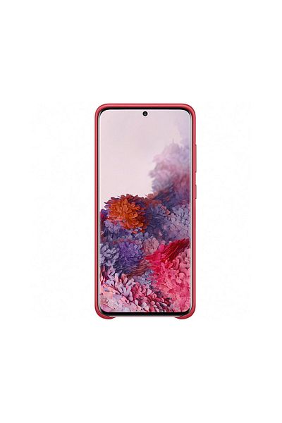 Samsung Original Galaxy S20 Leather Cover Red