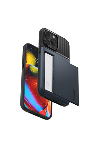 Spigen Husa Slim Armor Cs iPhone 15 Pro Metal Slate