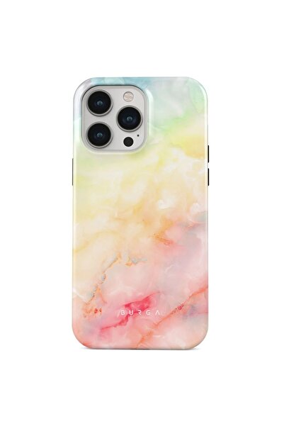 BURGA Husa Dual Layer New Flame Rainbow pentru iPhone 15 Pro Max
