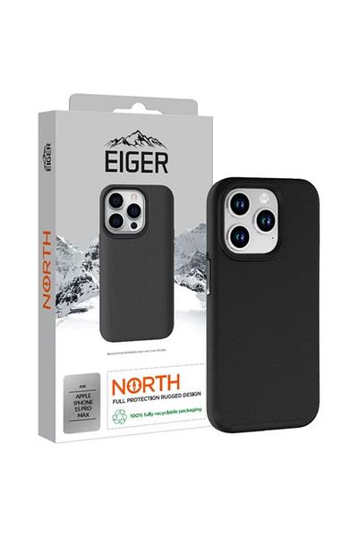 EIGER Husa North Case iPhone 15 Pro Max Black