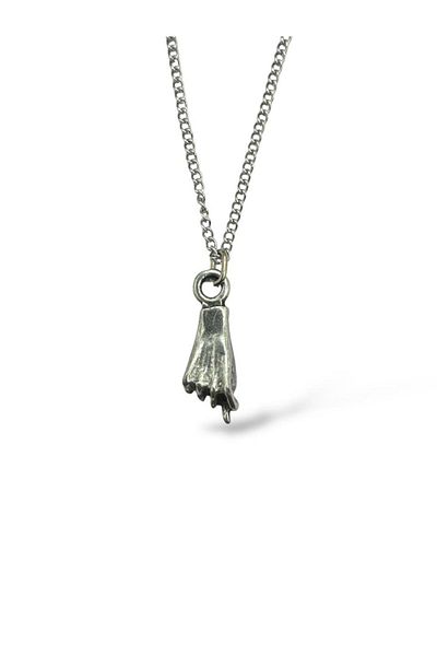 Herşey Nota Unisex Necklace with Hand Figure – Meaningful and Modern Design with 60 cm Chain