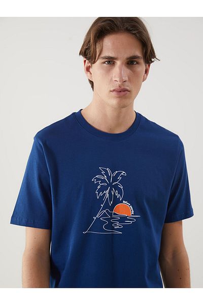 LC Waikiki Crew Neck Printed Men's T-Shirt