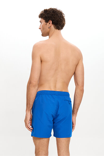 TOOSALTY ΑΝΔΡΙΚΟ μονόχρωμο λεπτό υφασμάτινο σορτς με δίχτυ τσέπης με επένδυση Quick Dry Water Repellent μεσαίου μήκους