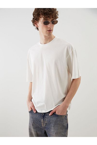 LC Waikiki New Season Crew Neck Combed Cotton Men's T-Shirt - S5Ej67Z8