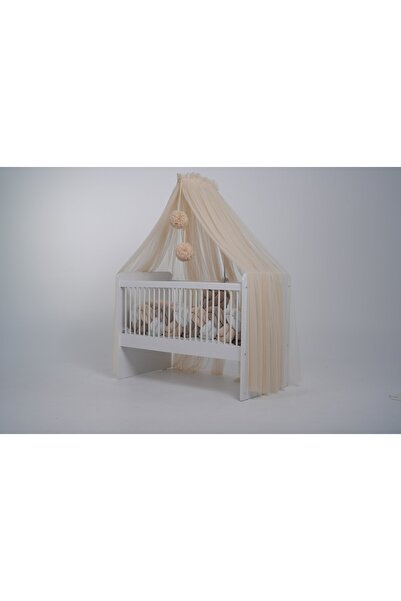 Afacanroom Bebek Beşik Cibinliği Tül Sineklik Baby Beige