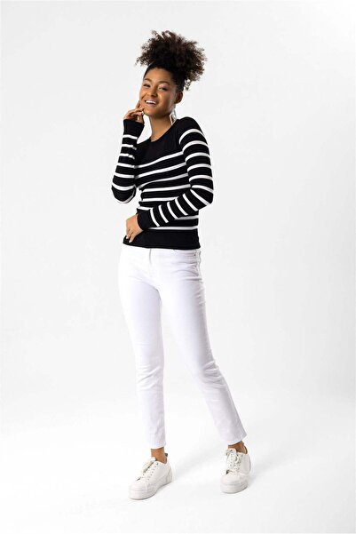 No Matter What Einfache langärmelige Bluse